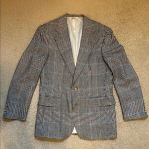 Ralph Lauren Men's Gray Plaid Blazer